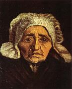 Vincent Van Gogh Head of an old peasant Woman with White Cap (nn04) Sweden oil painting artist